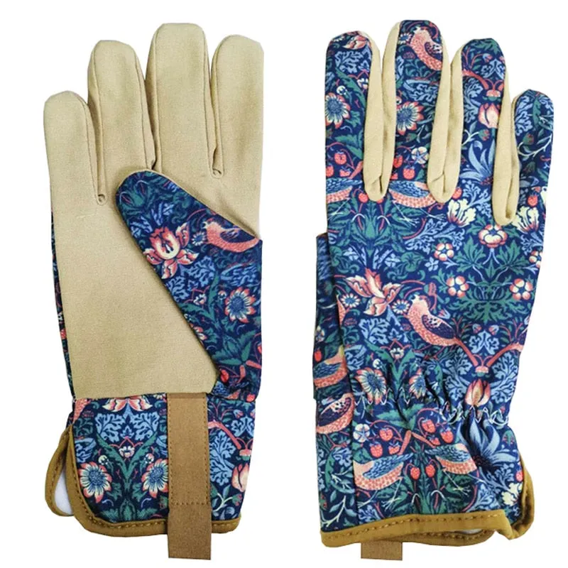 1 Pair Touch Screen Women Professional Gardening Worker Thorn Proof Flower Planting Yard Work Garden Gloves