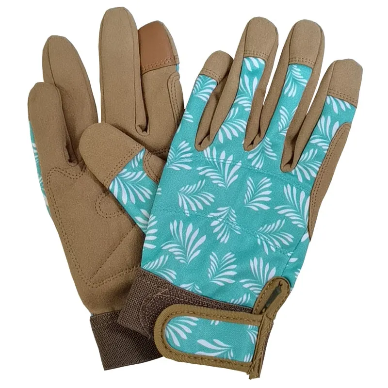 1 Pair Touch Screen Women Professional Gardening Worker Thorn Proof Flower Planting Yard Work Garden Gloves