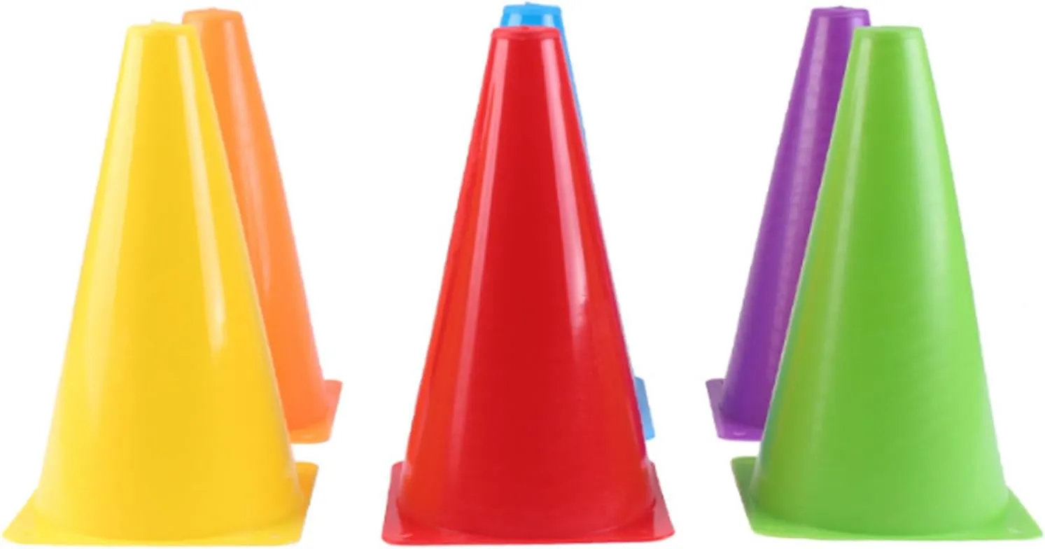 10Pcs Football Training Maker Bucket Soccer Training Marker Obstacle Cone Football Sign Bucket for Outdoor Sports