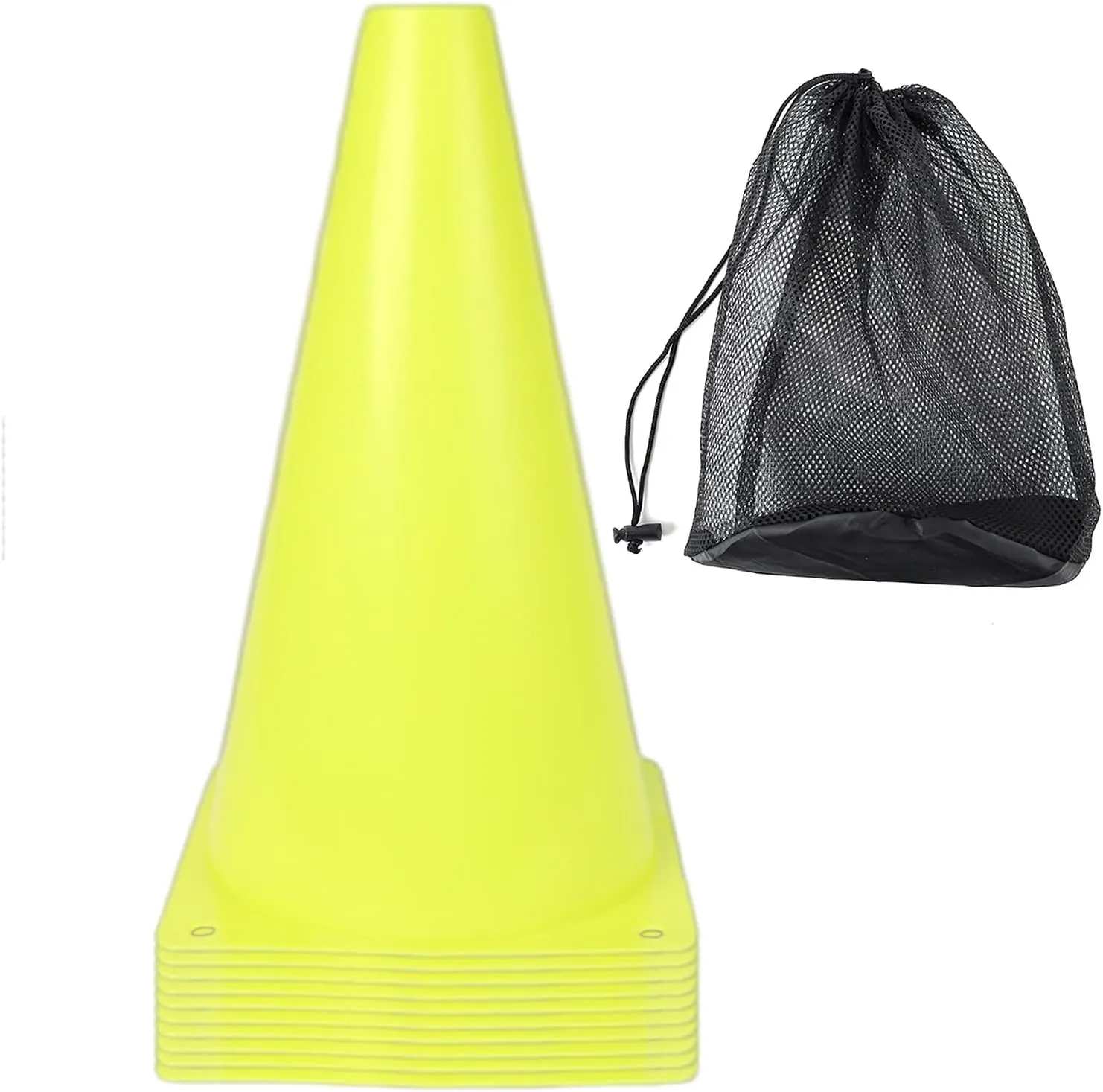 10Pcs Football Training Maker Bucket Soccer Training Marker Obstacle Cone Football Sign Bucket for Outdoor Sports