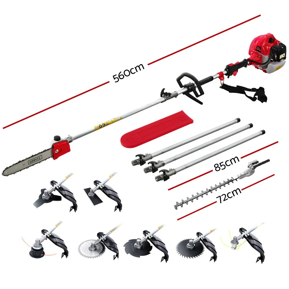 62CC Pole Chainsaw Trimmer Brush Cutter 9-in-1 Set Giantz