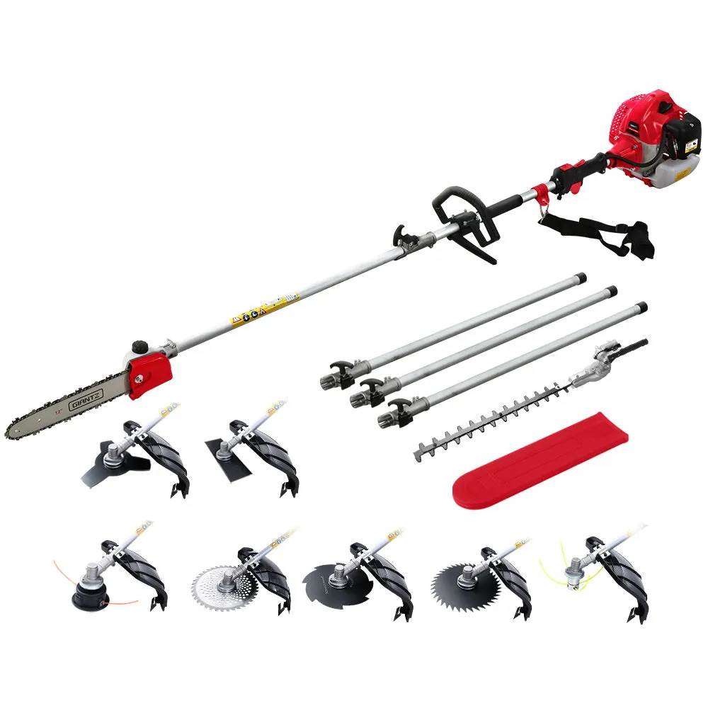 62CC Pole Chainsaw Trimmer Brush Cutter 9-in-1 Set Giantz