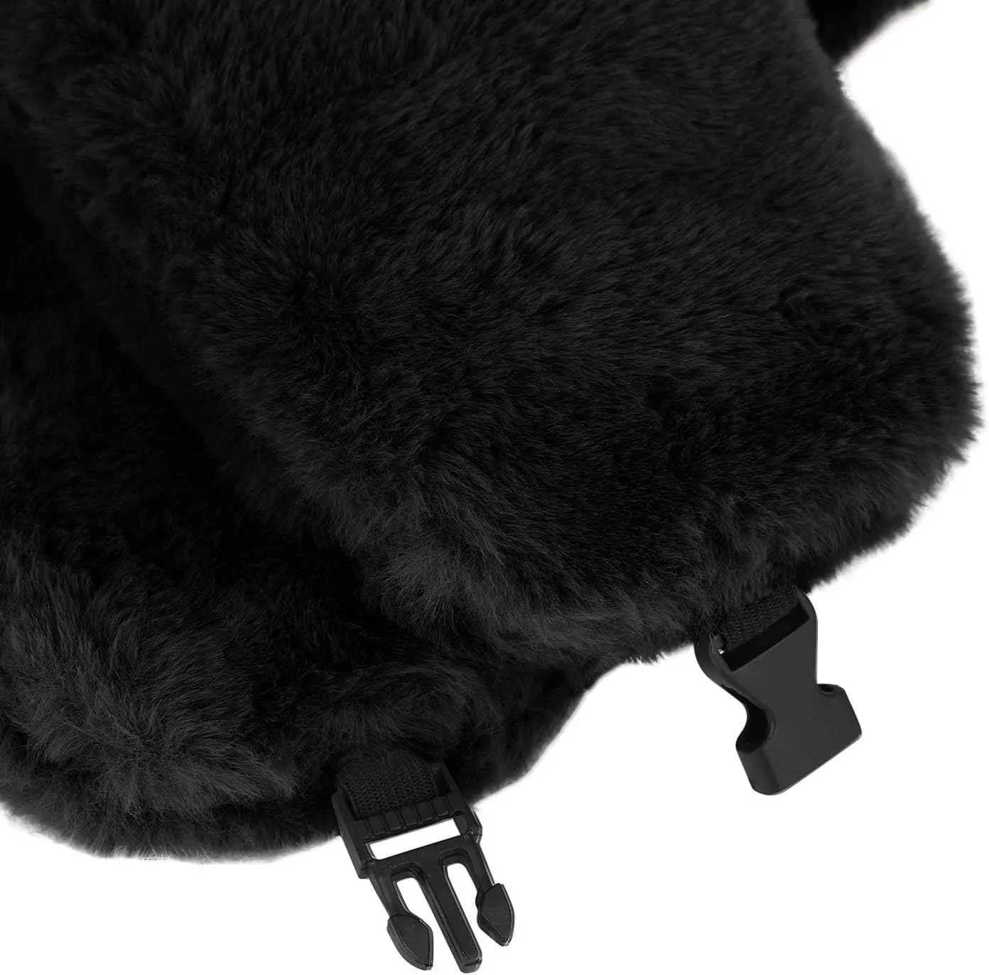 Adults Winter Cozy Plush Ushanka Russian Hat Windproof Full Hood Earflap Hat Warm Cold Proof Ski Hunting Cycling Trapper Hats