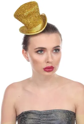 Arsimus Mardi Gras St. Patrick's Day Leprechaun Tinsel Top Hat Accessory