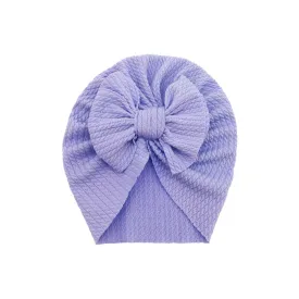 Baby Hattie Bow Turban — Lilac