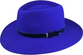 Bailey of Hollywood Levon Fedora - Lazuli Blue/M Lazuli Blue, Medium