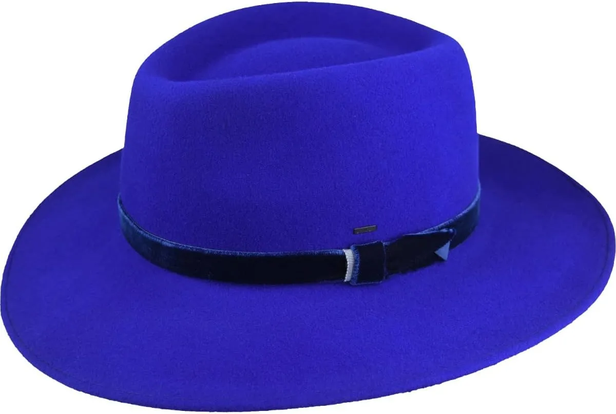Bailey of Hollywood Levon Fedora - Lazuli Blue/M Lazuli Blue, Medium