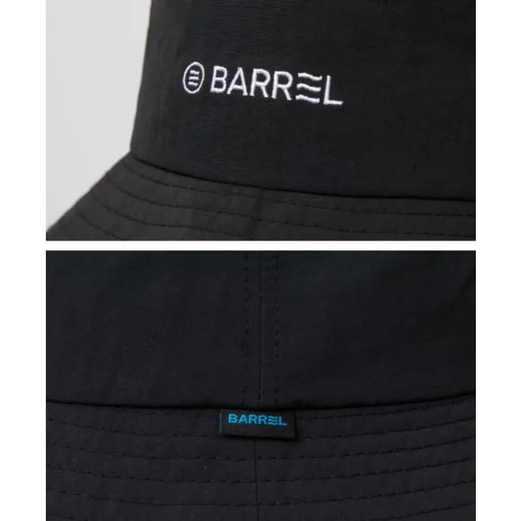 Barrel Swell Solid Bucket Hat-BLACK
