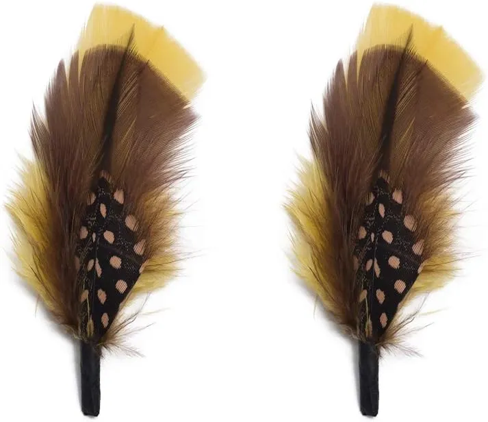 Colorful Bird Feathers 3" Quality Exotic Hat Care Bridal Crafts Hat Care Fedora Caps