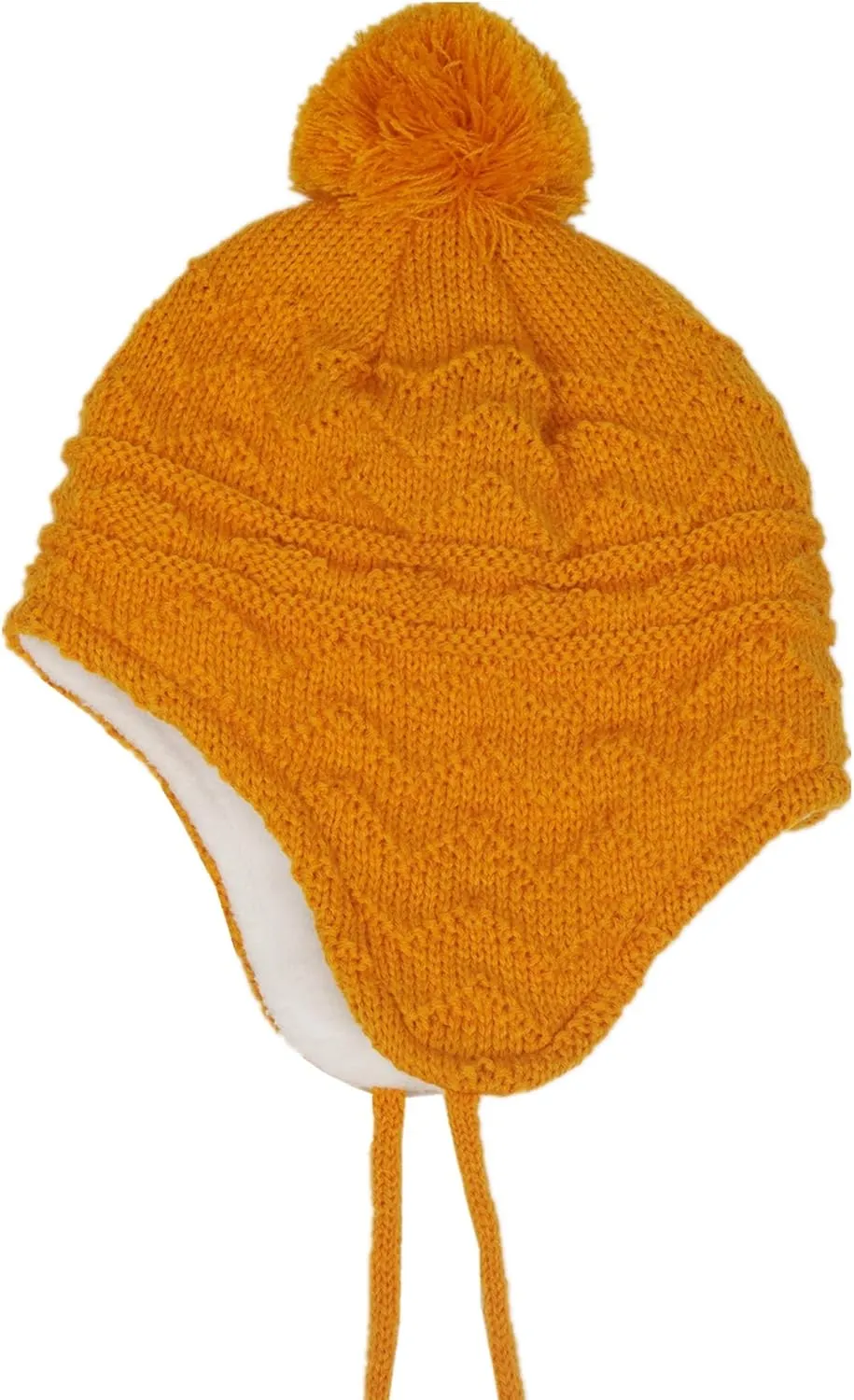 Connectyle Toddler Boys Girls Beanie Hat Fleece Lined Knit Kids Hat with Ear Flaps Warm Winter Hat Acrylic Watch Hat