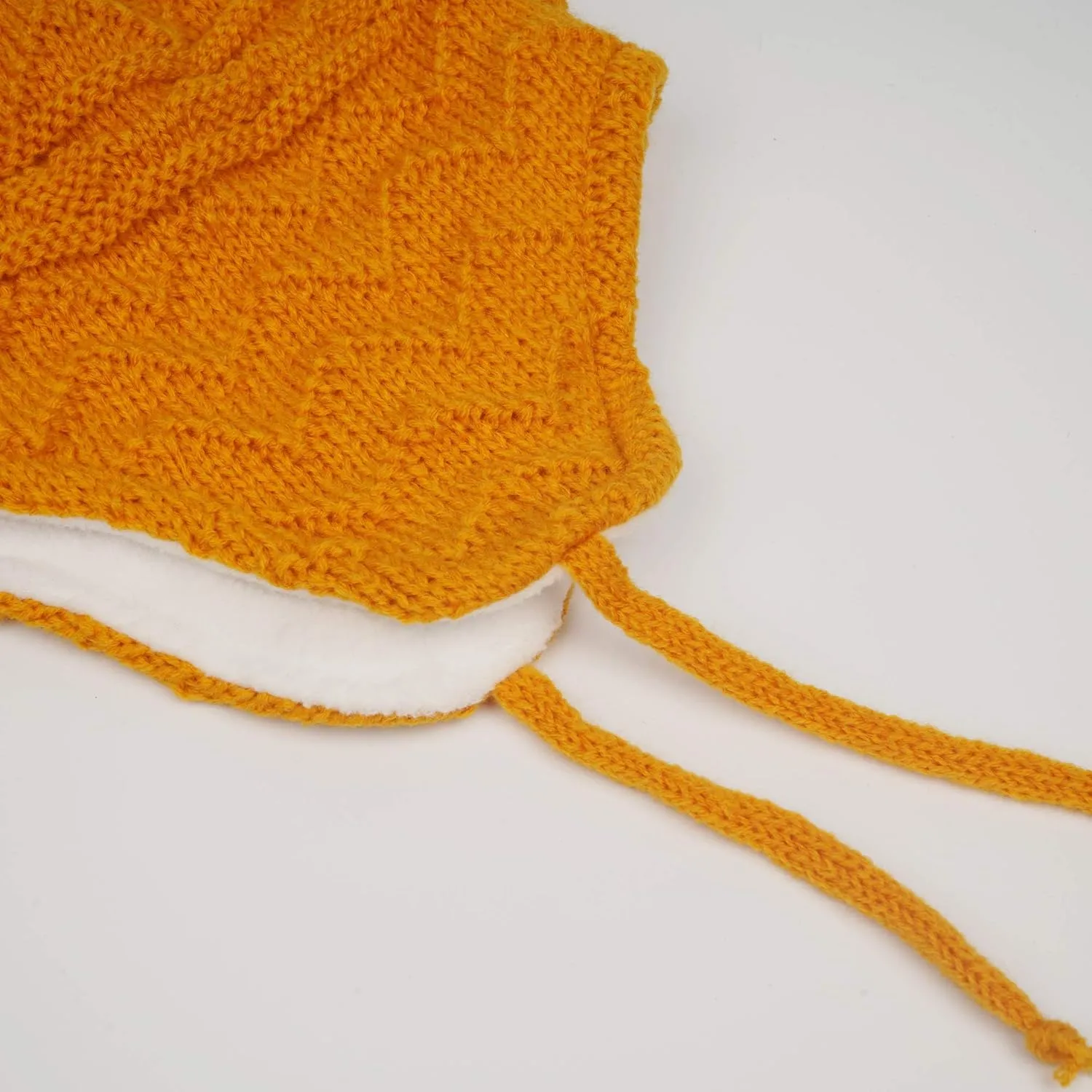 Connectyle Toddler Boys Girls Beanie Hat Fleece Lined Knit Kids Hat with Ear Flaps Warm Winter Hat Acrylic Watch Hat