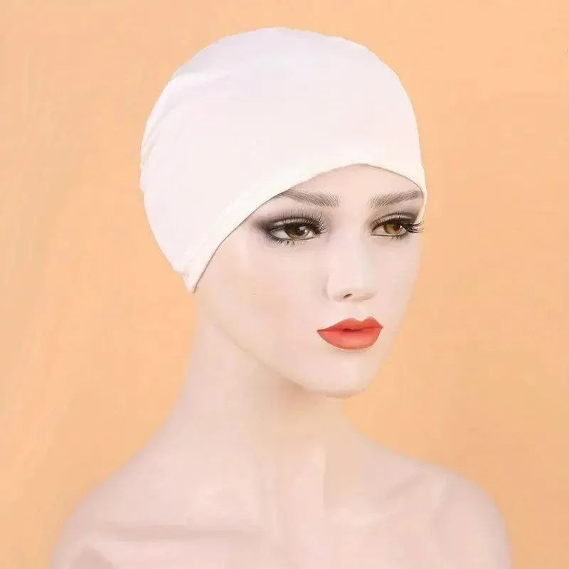 Elastic Turban Inner Hijab Cap for Muslim Women