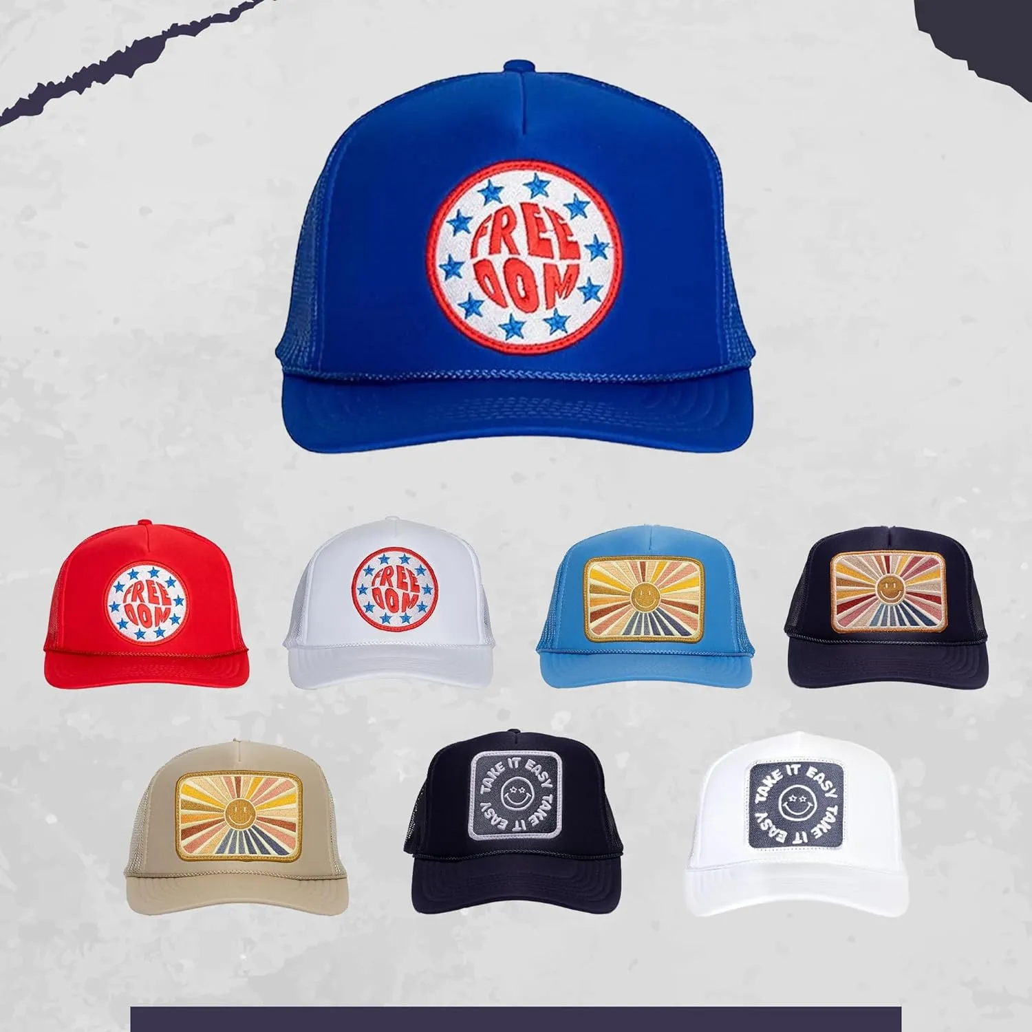 Friday Feelin' Trucker Hat Women Men Baseball Caps Western Trucker Hats Baseball Hats Easy Cap Trendy Gifts - One Size