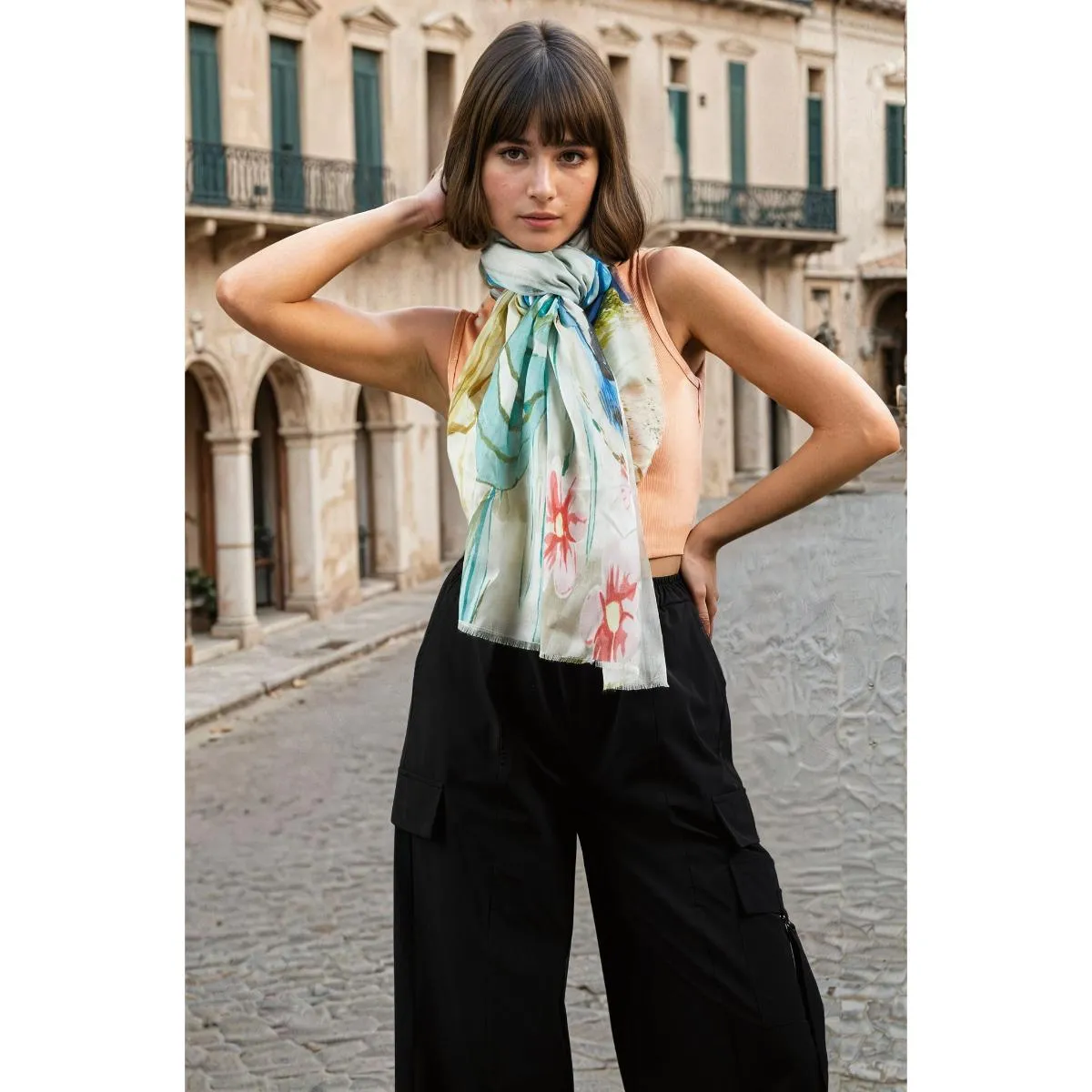 Frith Print Scarf