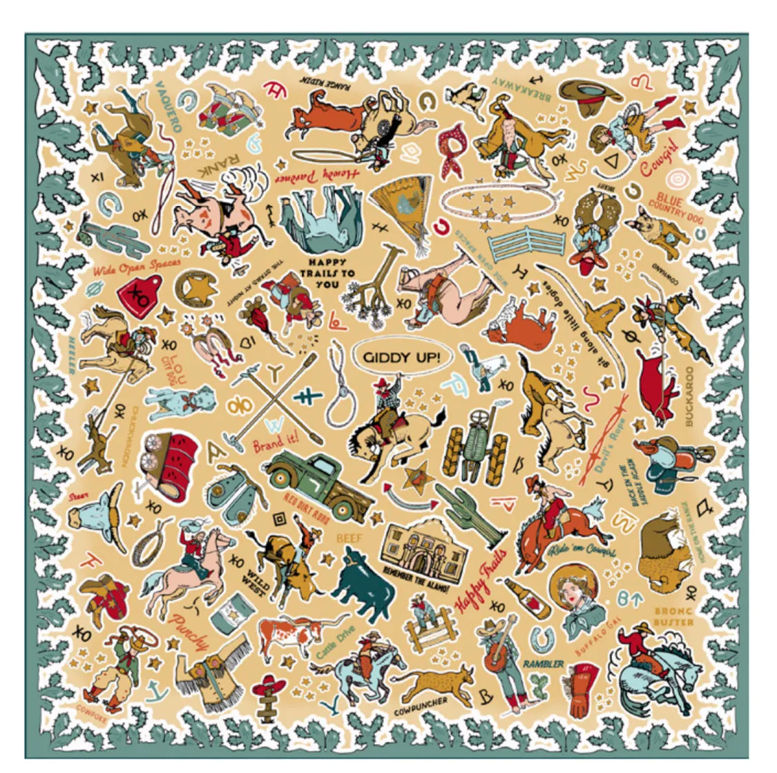 Giddy Up XOXO Scarf