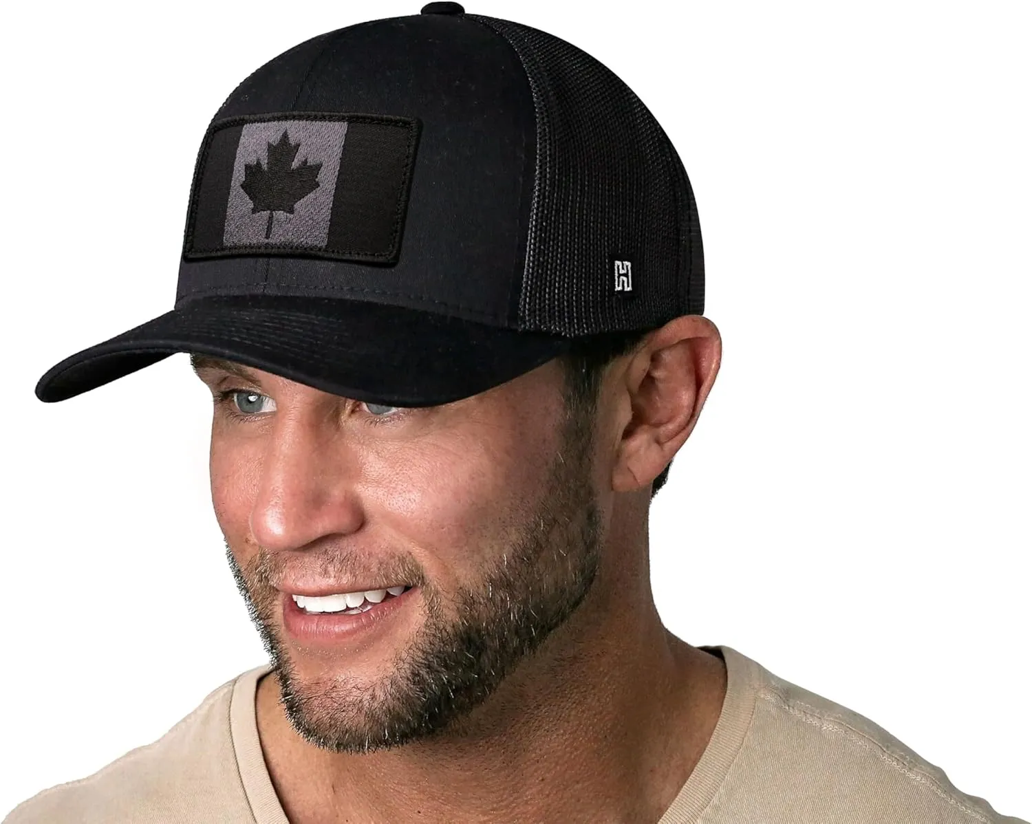 HAKA Country Flags Trucker Hat for Men & Women, Baseball Hat Adjustable Snapback Golf Hat Black