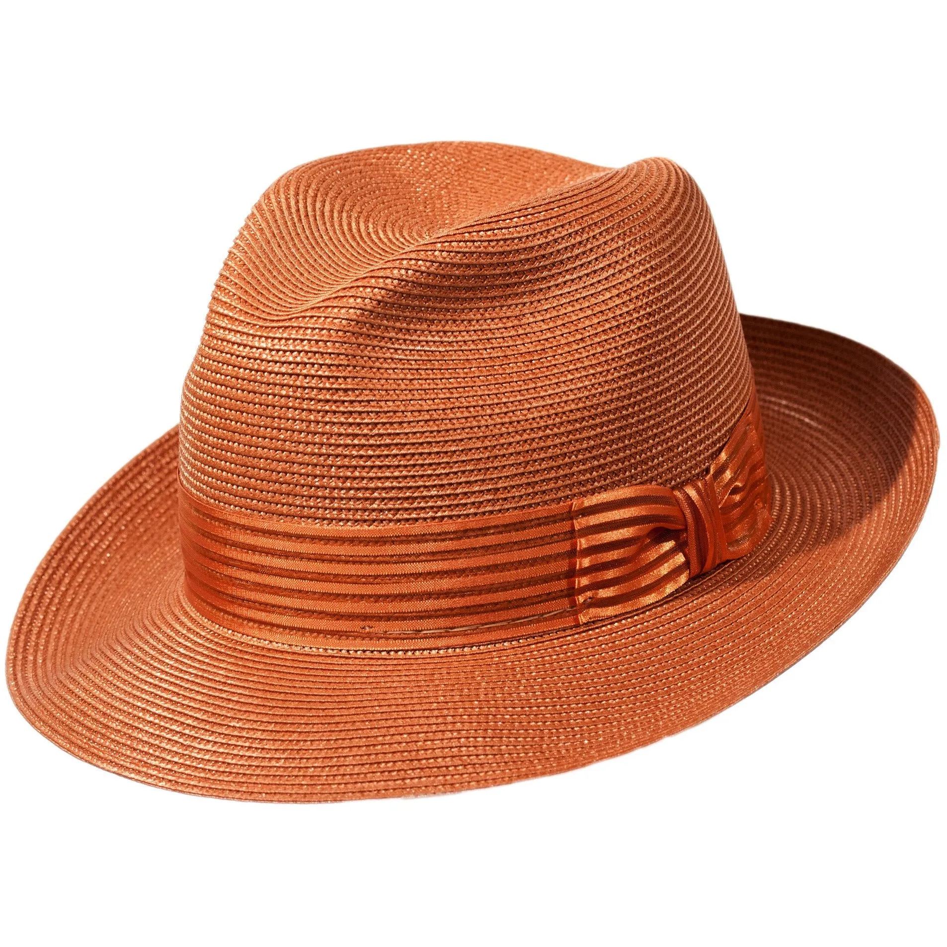 Harrod Milan Straw Classic Brim Fedora by Dobbs