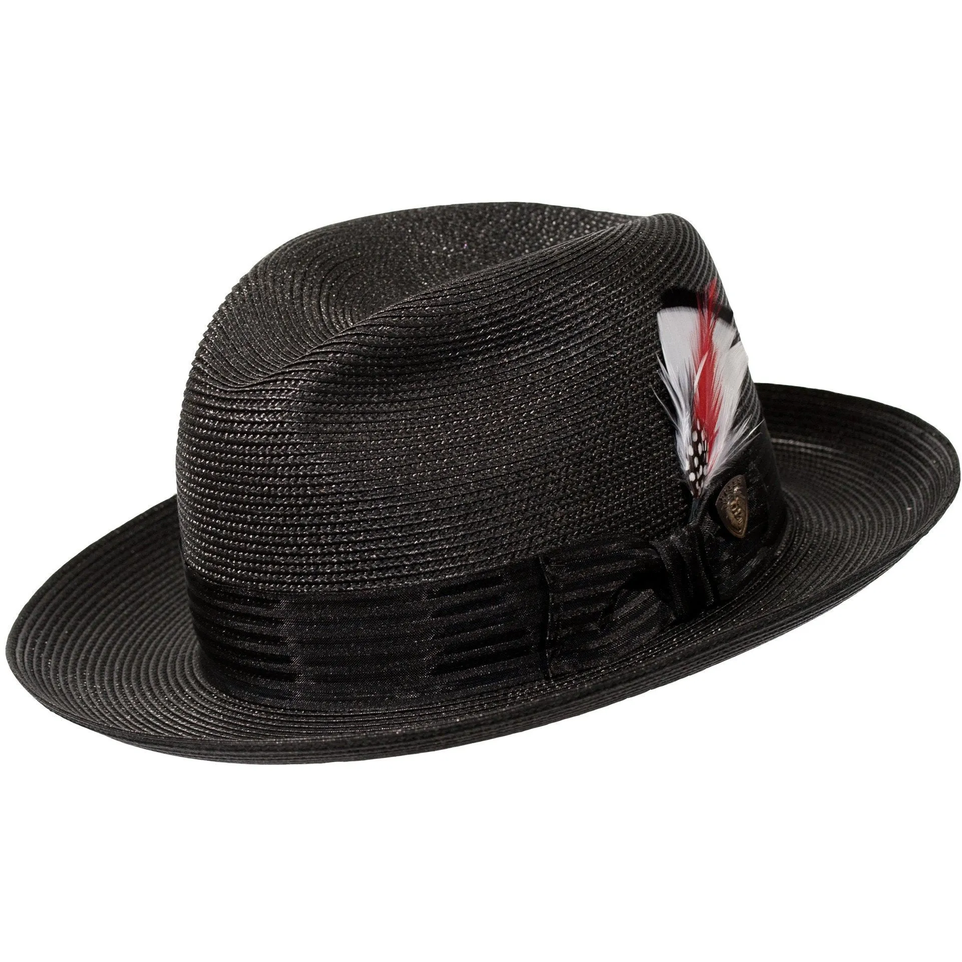 Harrod Milan Straw Classic Brim Fedora by Dobbs