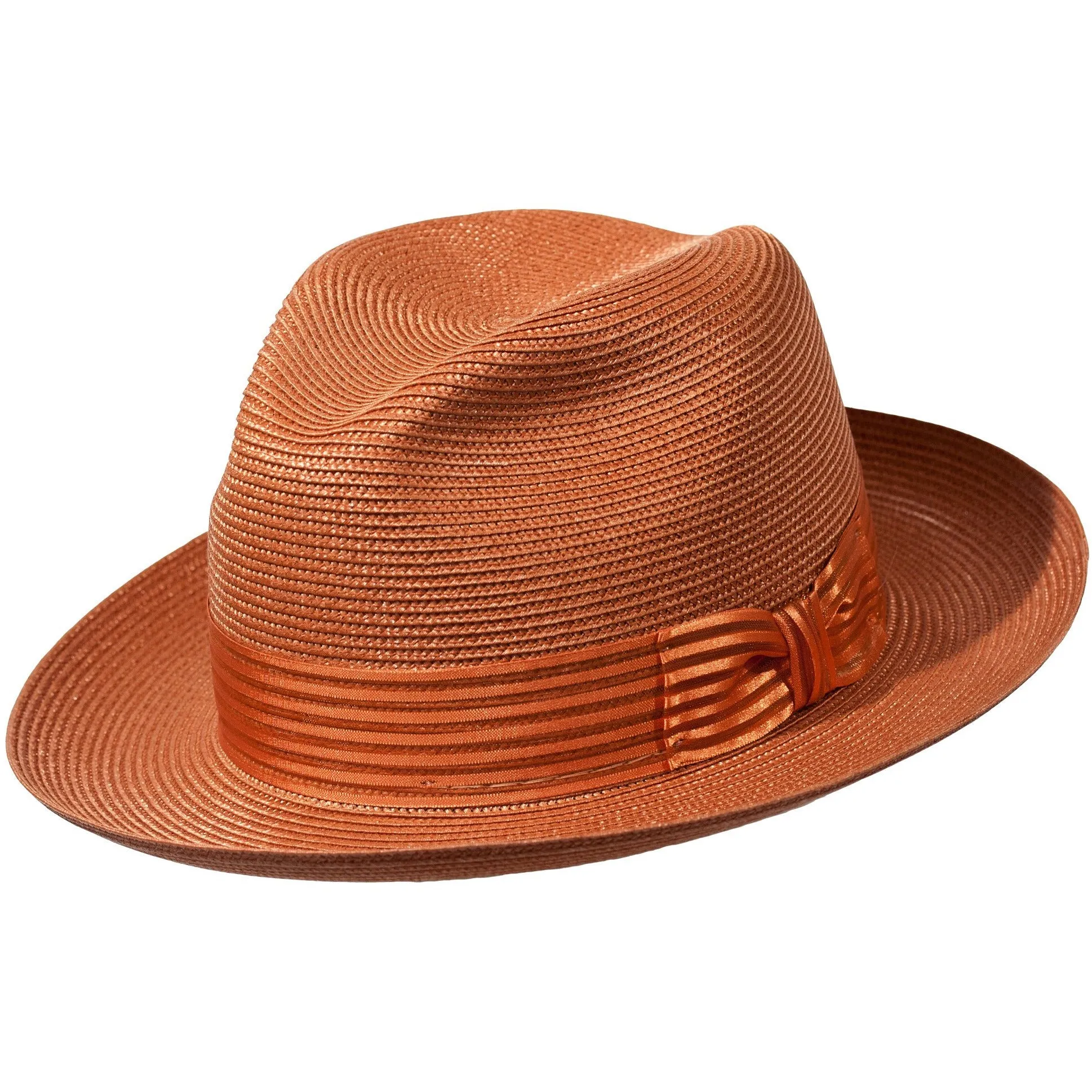 Harrod Milan Straw Classic Brim Fedora by Dobbs