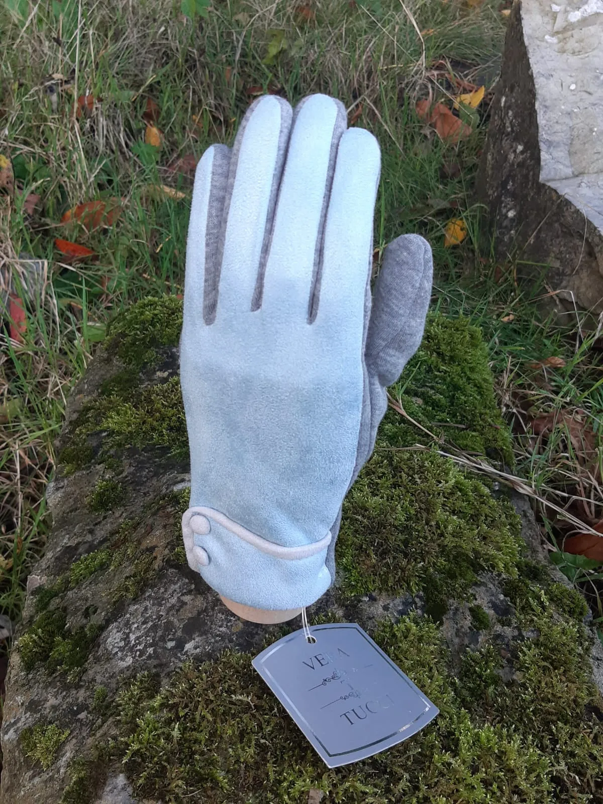 Jane Faux Suede Gloves - G26