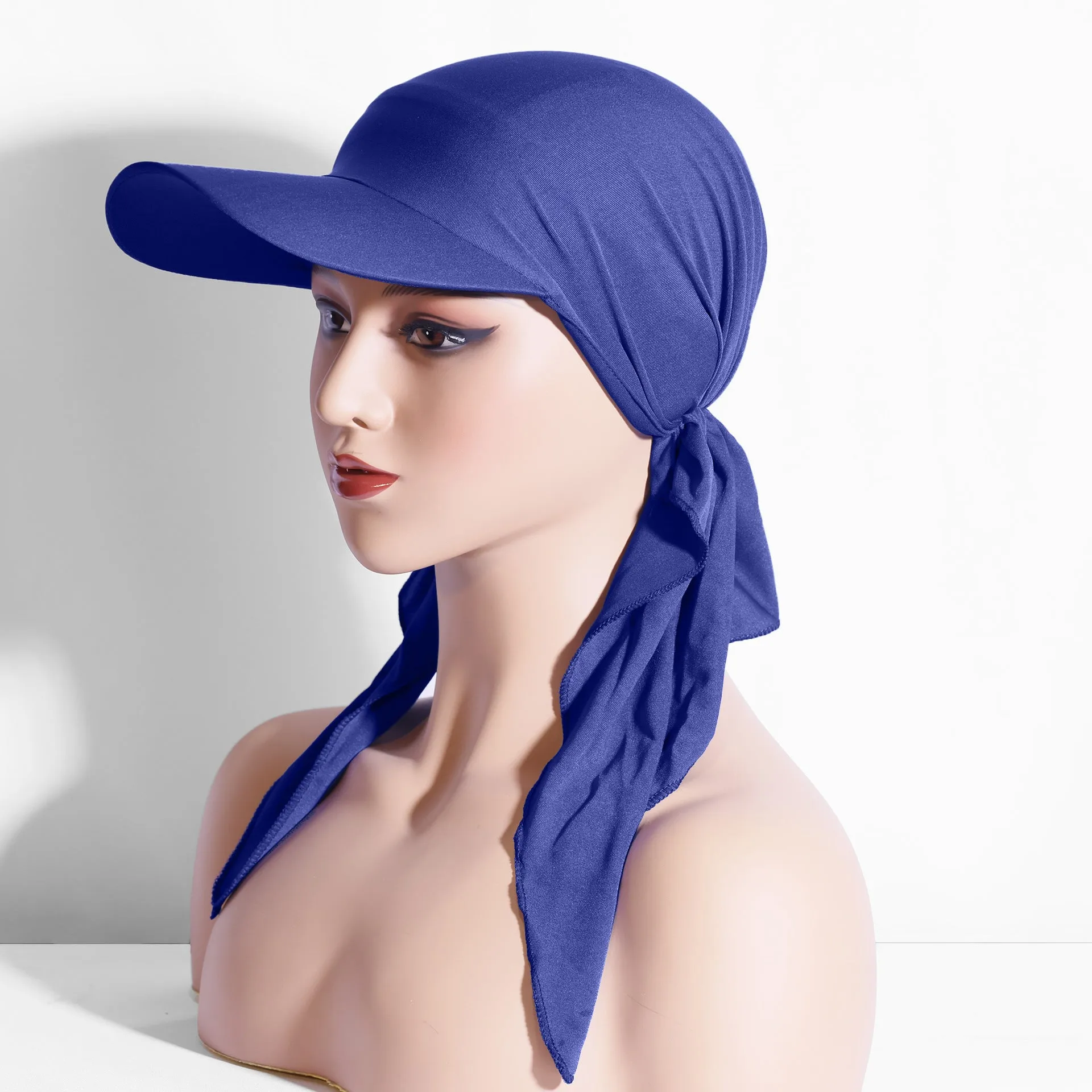 JGM-01   New fashion women's baotou hat base hat Malaysian Indonesian headscarf ethnic strap sun hat