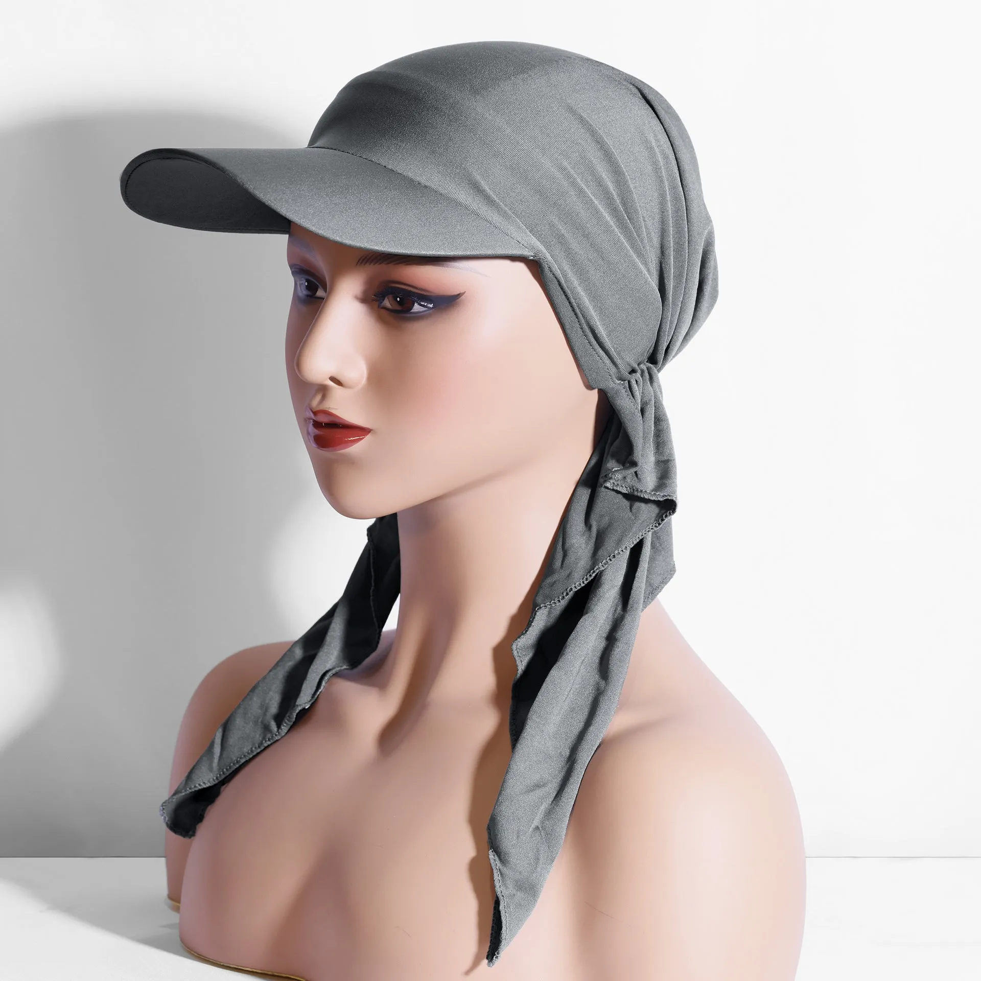 JGM-01   New fashion women's baotou hat base hat Malaysian Indonesian headscarf ethnic strap sun hat