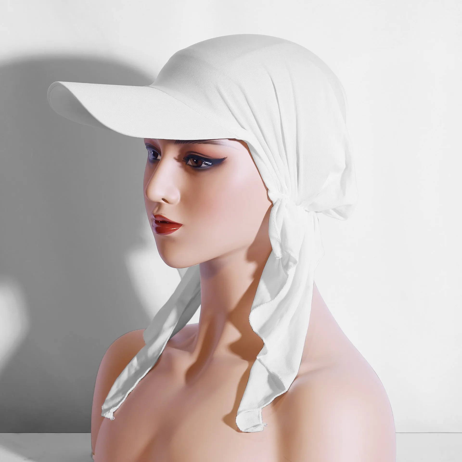 JGM-01   New fashion women's baotou hat base hat Malaysian Indonesian headscarf ethnic strap sun hat
