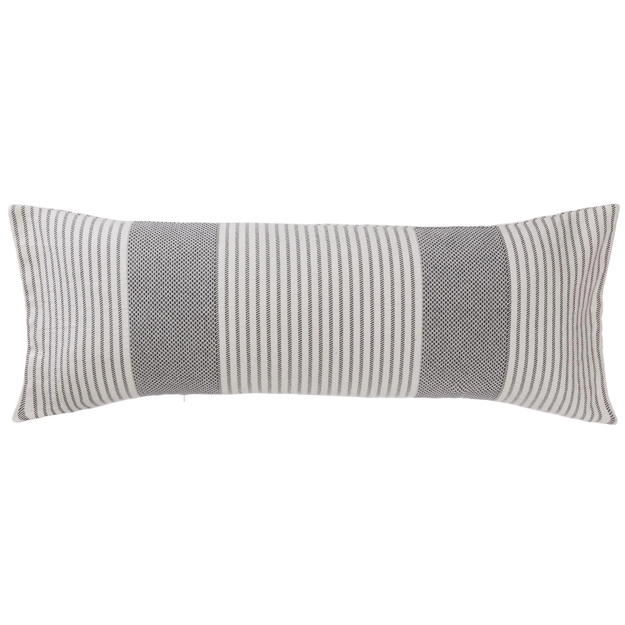 Kadan european linen Quilt [Black/Cream]
