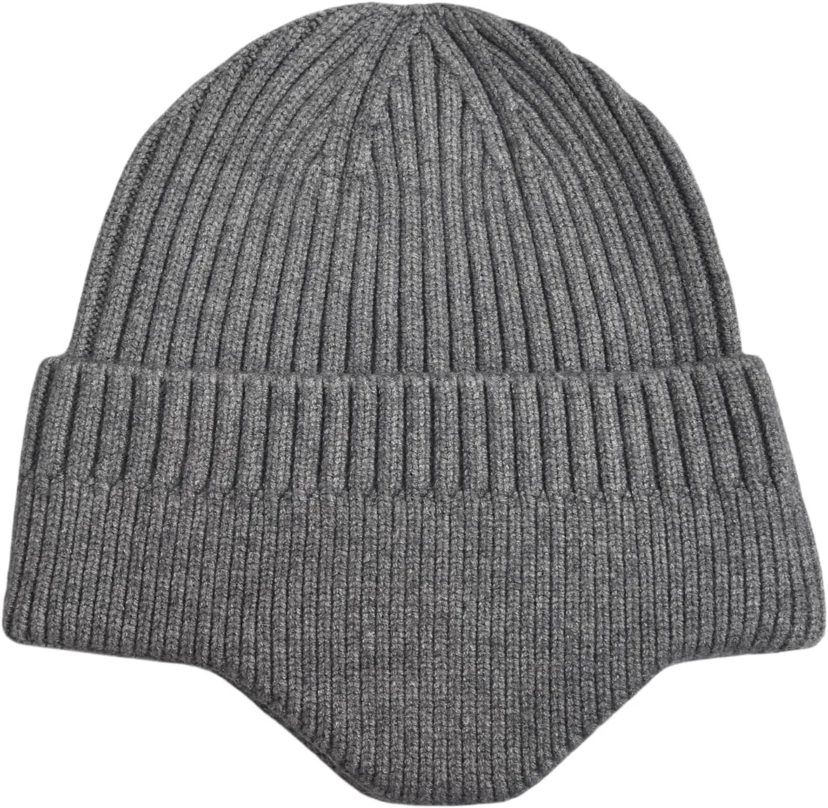 LLmoway Knit Beanie with Earflap Warm Winter Hat Soft Lightweight Stocking Cap for Men Women Youth Cold Weather Outdoor