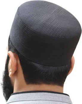 Men's Premium Islamic Skull Cap Hat Topi Takke for Muslim Men Turban Kufi