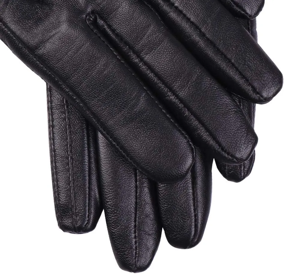 Nappaglo Nappa Leather Gloves Warm Handmade Curve Lambskin for Women