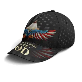 One Nation Under God America Eagle Baseball Cap Coolspod
