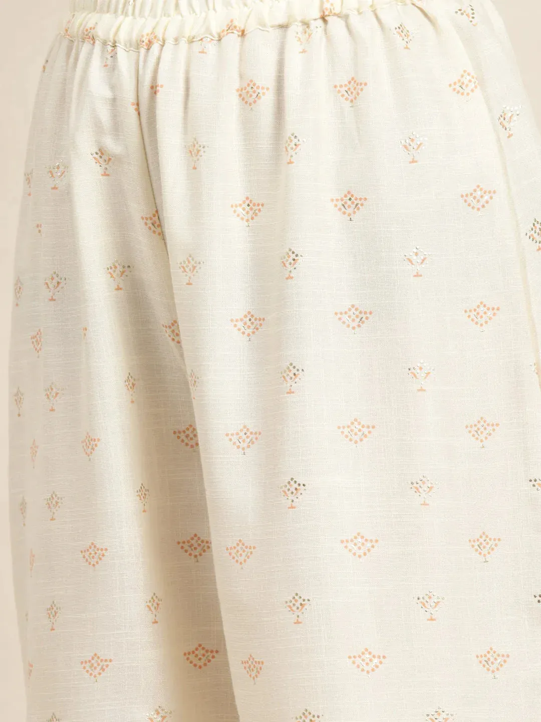 Orange Kurta With Sharara & Dupatta