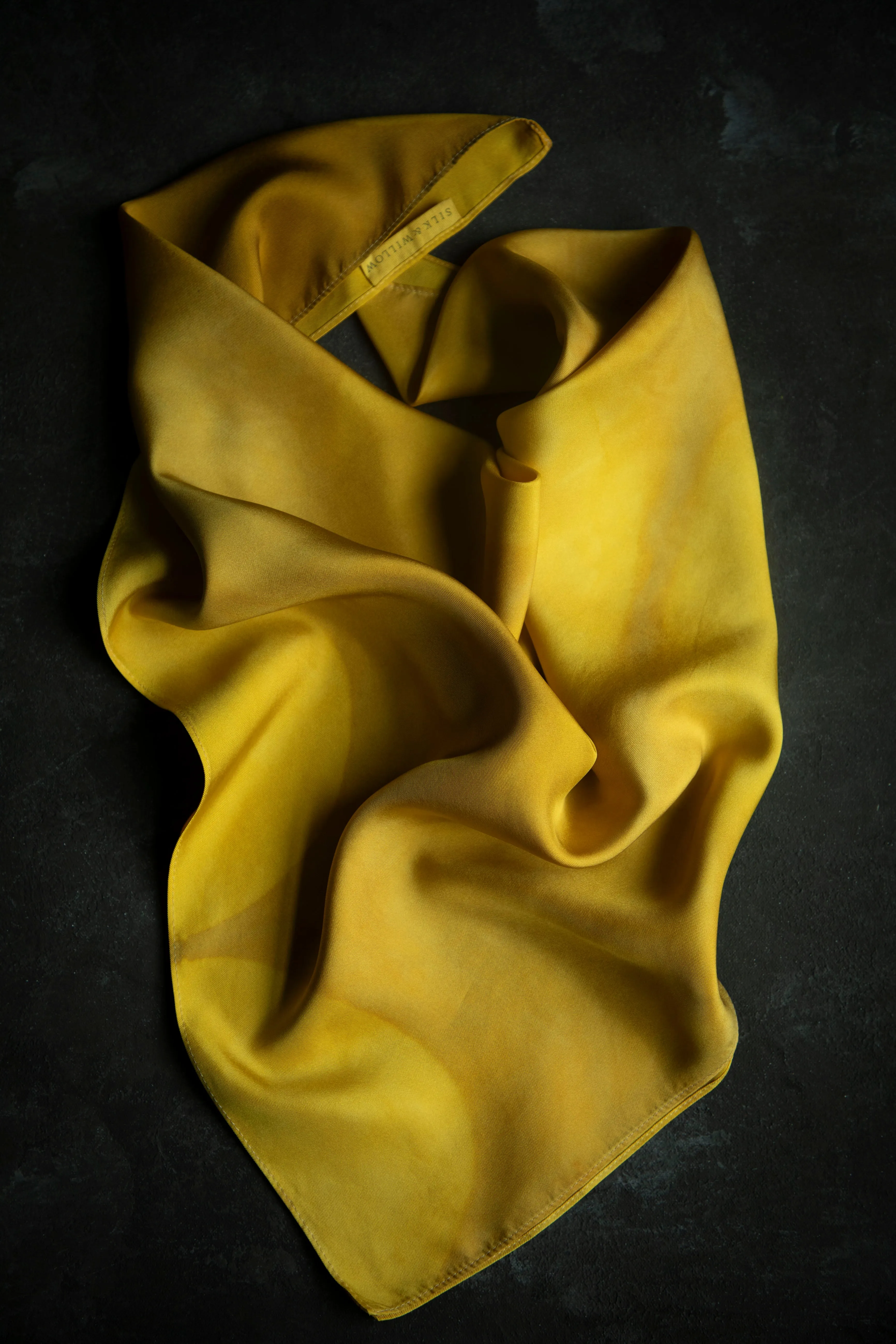 Original Marigold Dyed | MARIGOLD SOL  | 26 x 26" 100% Silk Twill Scarf