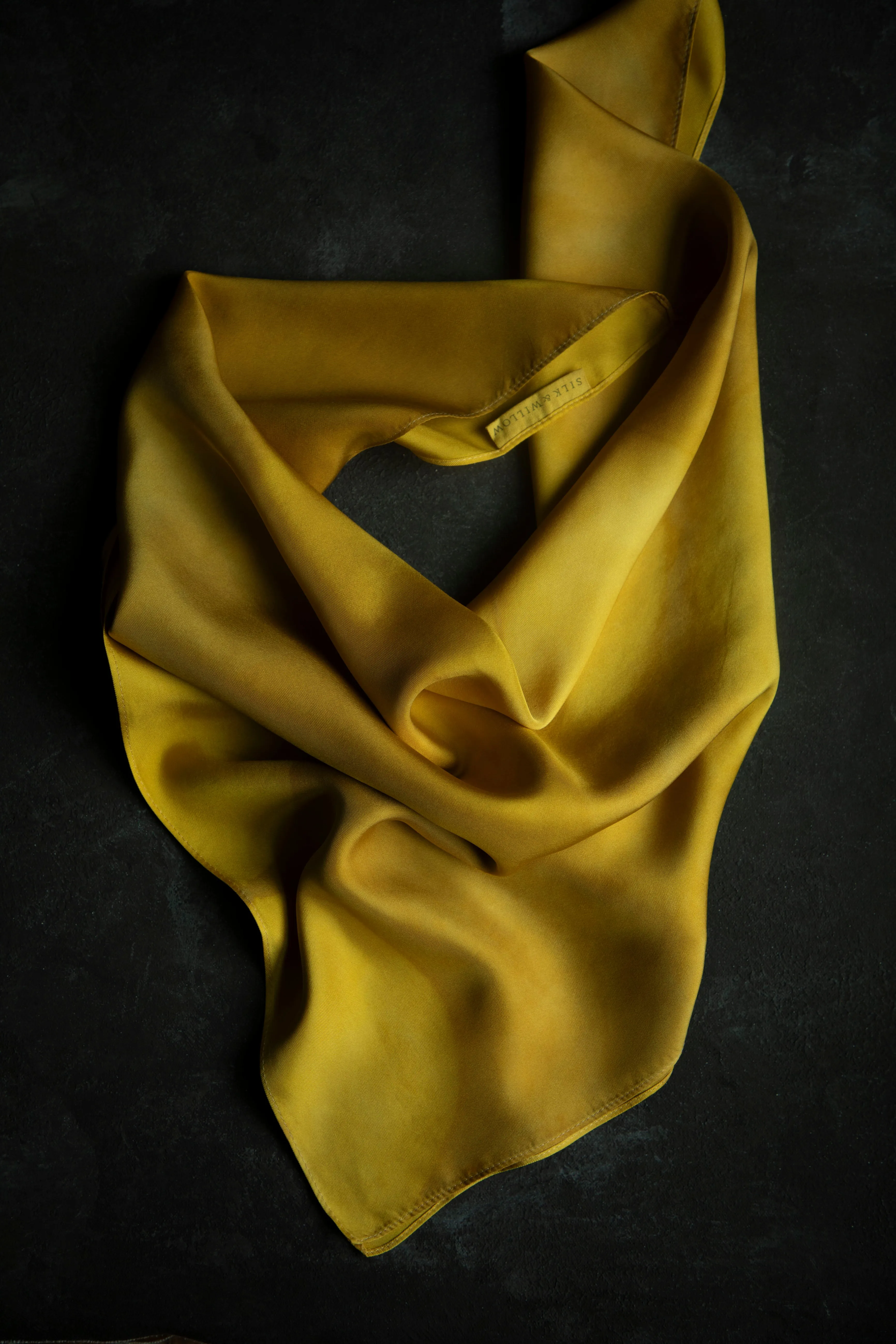 Original Marigold Dyed | MARIGOLD SOL  | 26 x 26" 100% Silk Twill Scarf