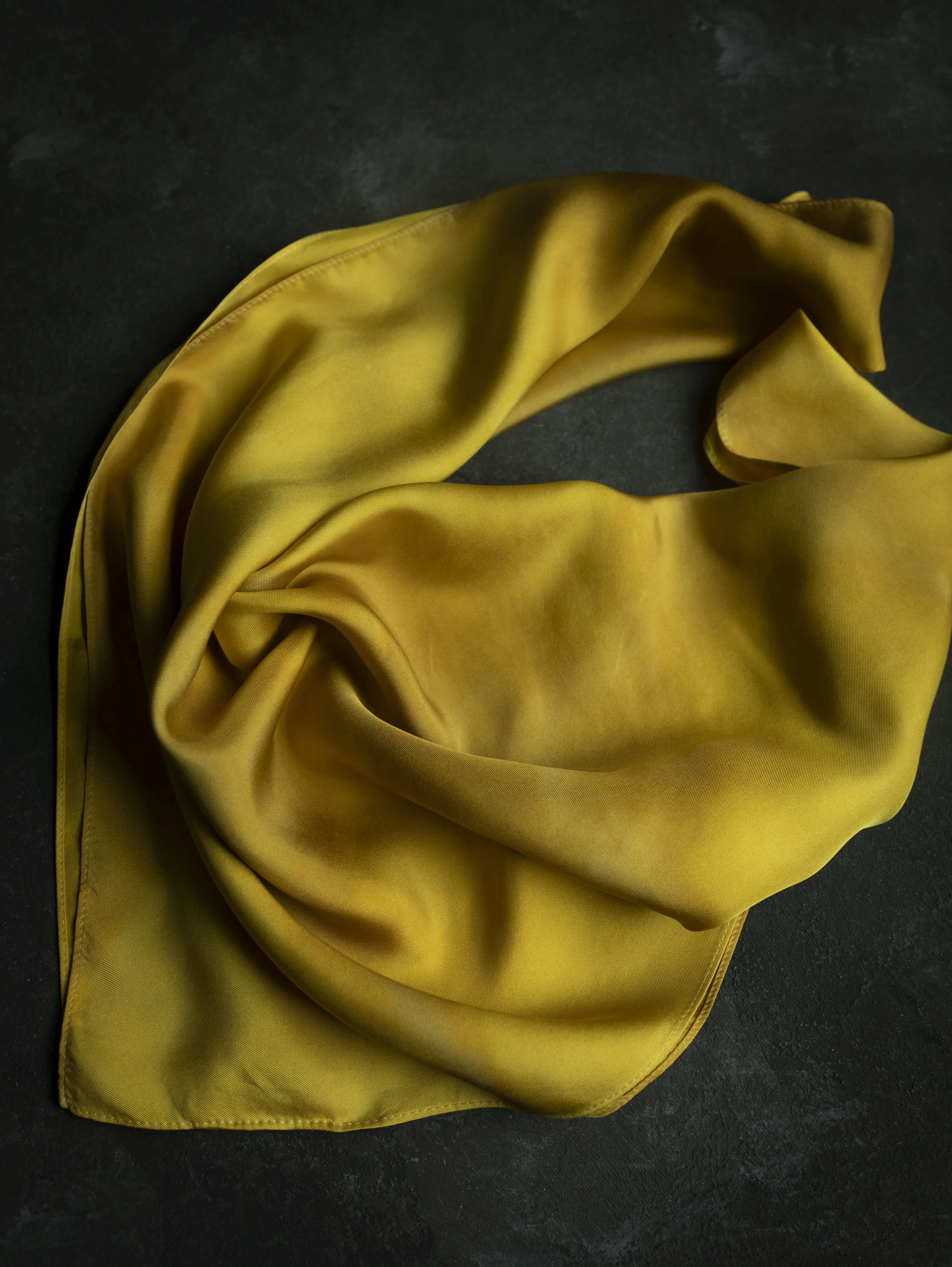 Original Marigold Dyed | MARIGOLD SOL  | 26 x 26" 100% Silk Twill Scarf