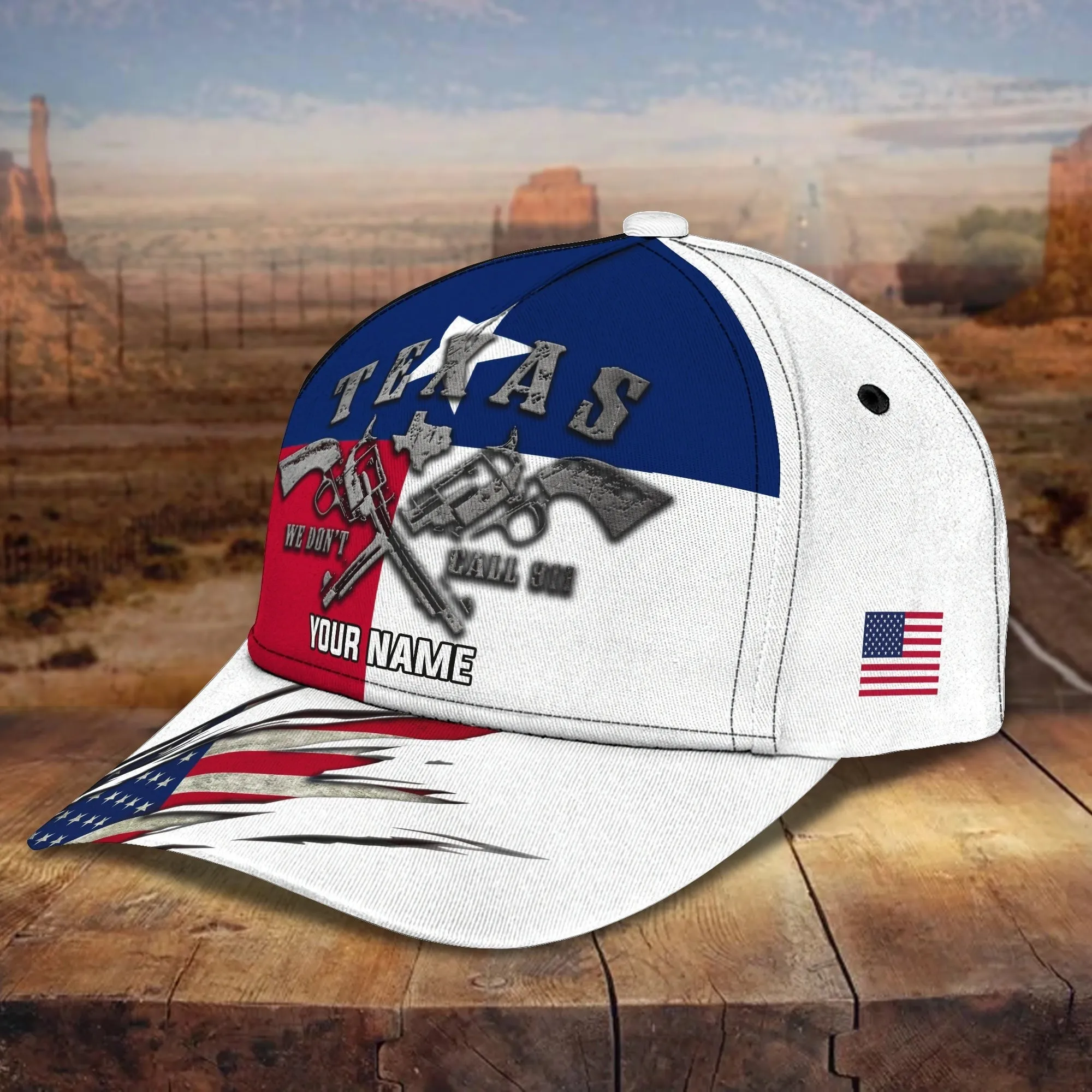 Personalized Texas Baseball 3D Cap, Texas Classic Full Print Cap Hat, American Texas Cap