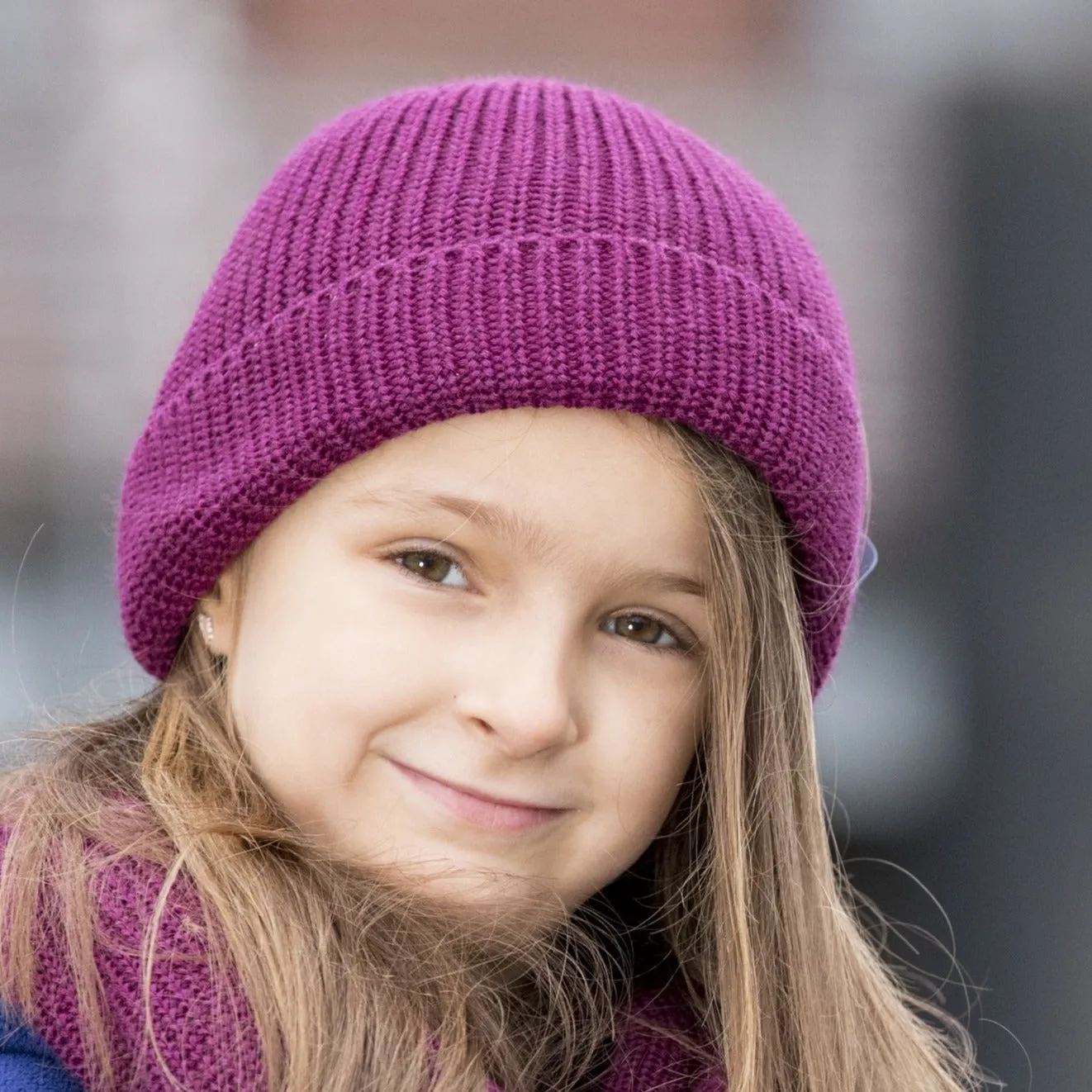 Pickapooh Toddler/Child Knitted Hat, Merino Wool/Silk