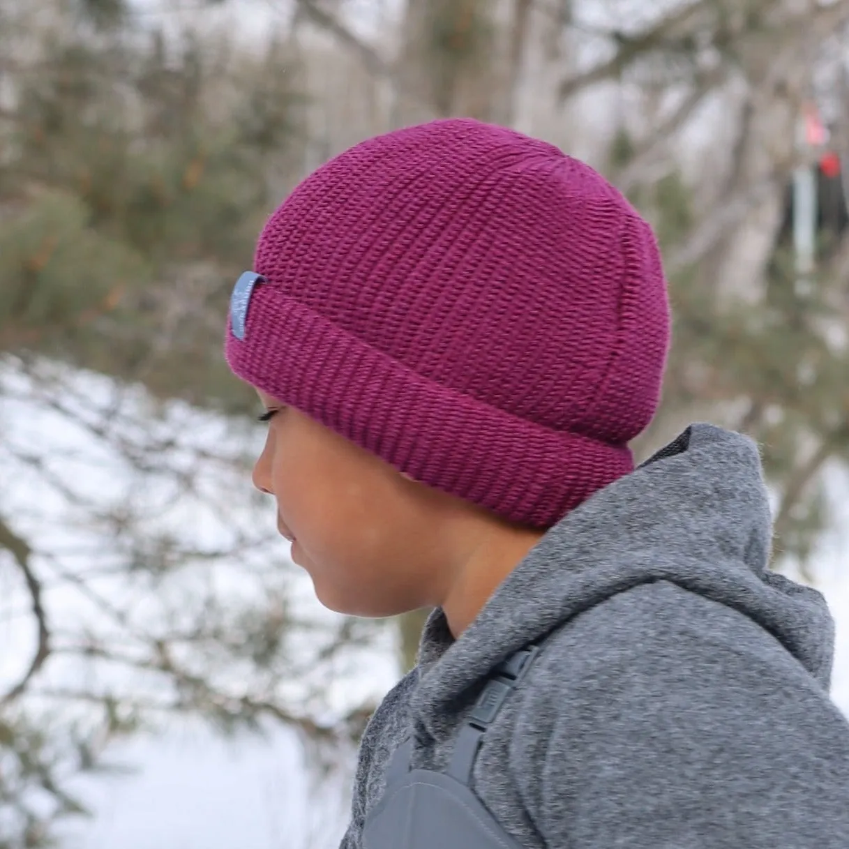 Pickapooh Toddler/Child Knitted Hat, Merino Wool/Silk