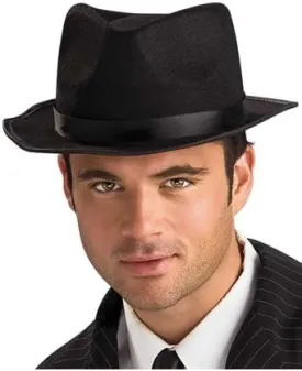 Rubie's Costume Co. Durashape Fedora Hat Costume, Black Medium/Large, Multicolor