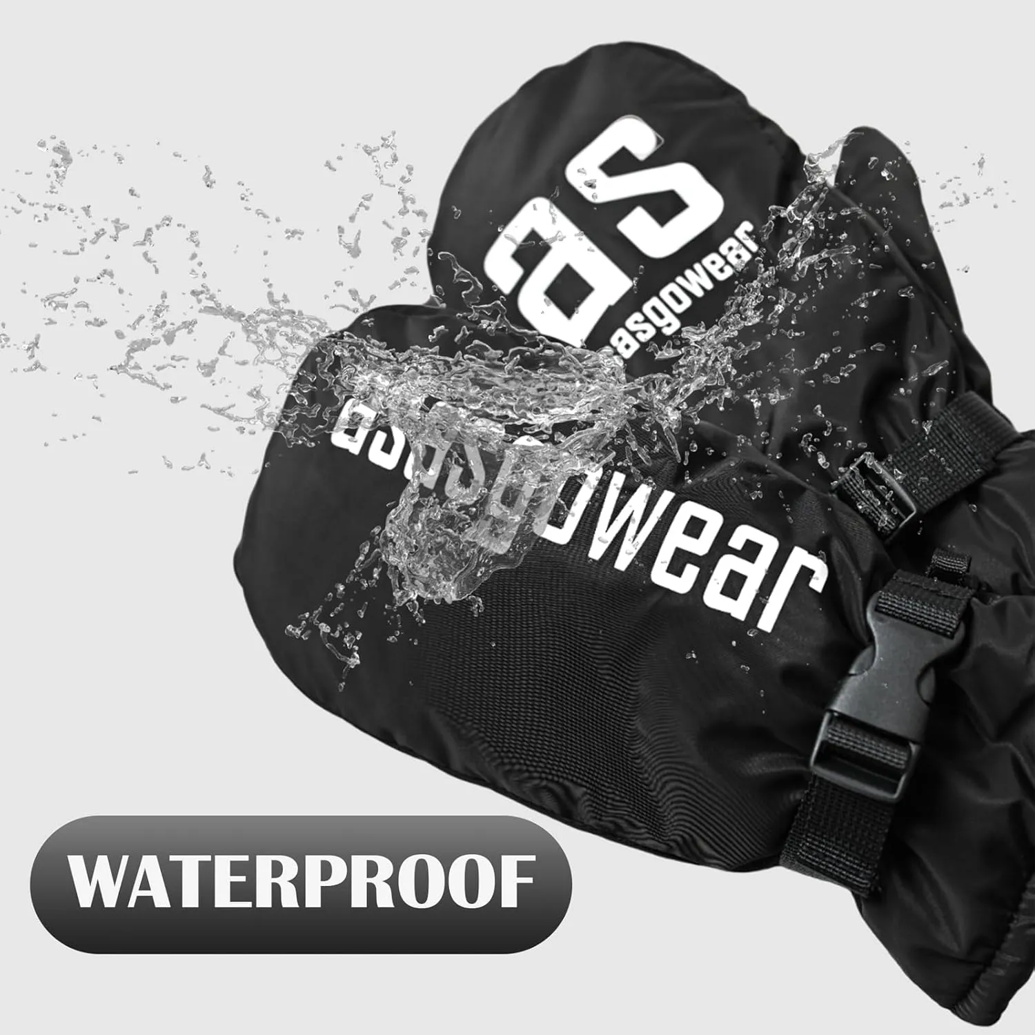 Ski Gloves Mittens for Women Snow Glove for Men Winter Stylish Windproof, Warm Fleece-Lined Skiing Snowboarding Sports Outdoors