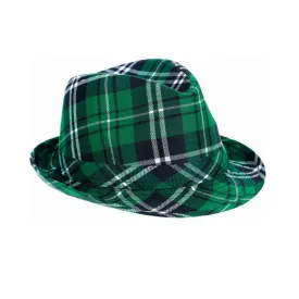 St Patricks Tartan Fedora
