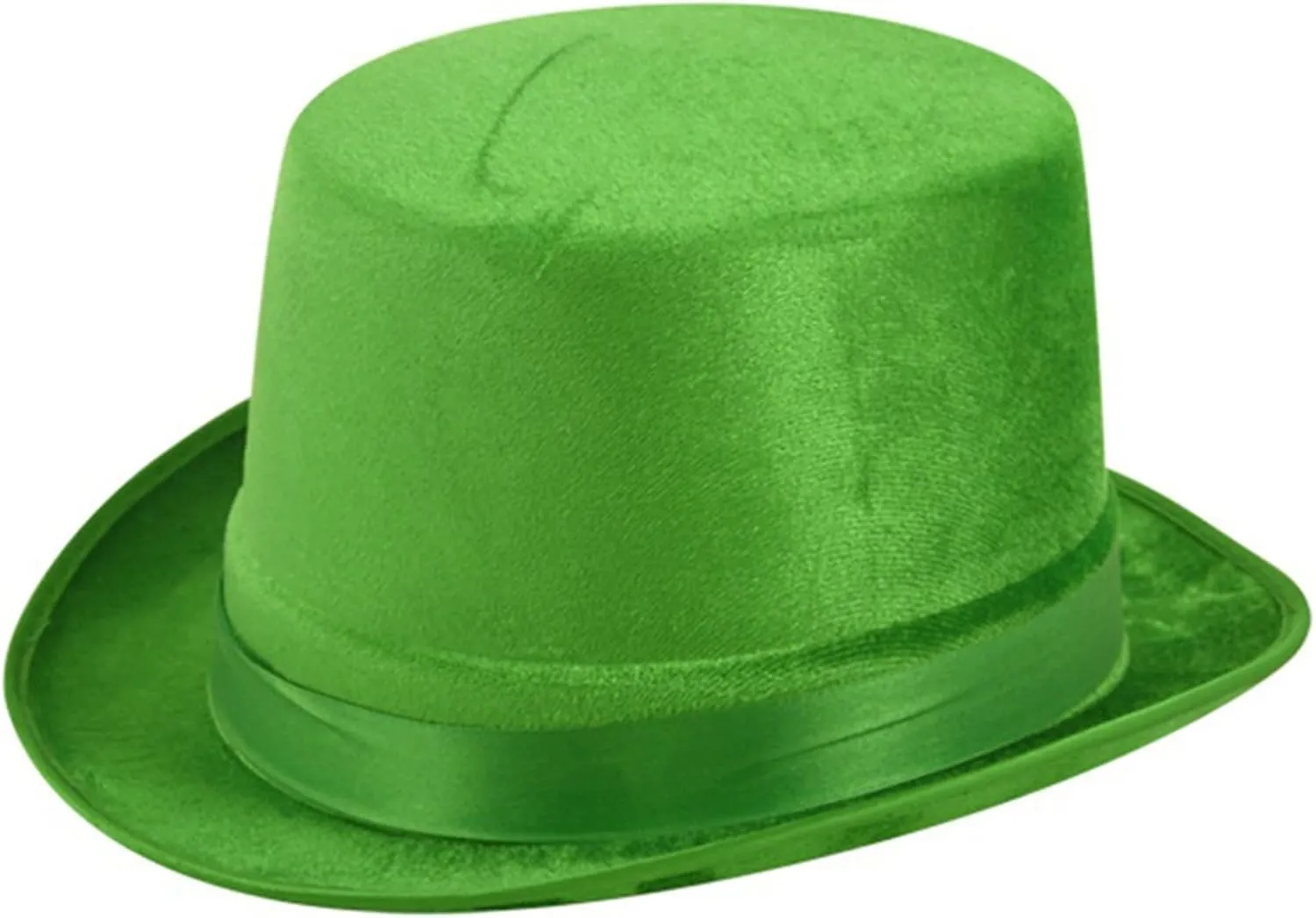 StPatricks Day Celebration Green Hat Festival Party Green Tall Hat Flat Top Hat Irish National Day Stage Show Hat