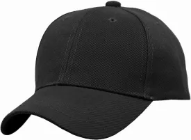 TOP HEADWEAR Blank Kids Youth Baseball Adjustable Hook and Loop Closure Hat