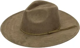 Wide Brim Suede Fedora Hats Unisex Classic Panama Hat Solid Retro Fedora 2025