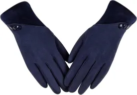 Womens Winter Warm Gloves With Sensitive Touch Screen Texting Fingers, Fleece Lined Windproof Gloves