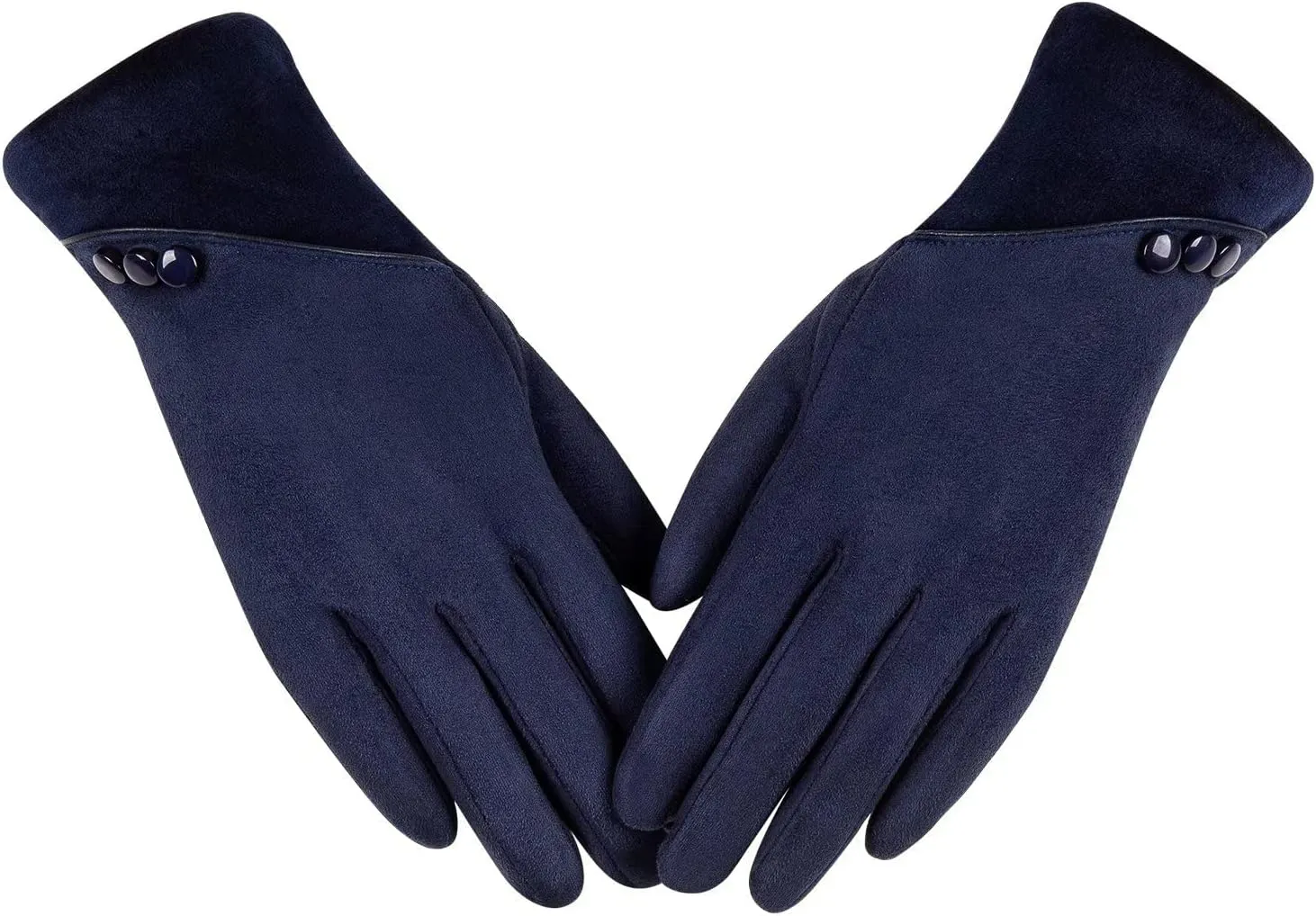 Womens Winter Warm Gloves With Sensitive Touch Screen Texting Fingers, Fleece Lined Windproof Gloves