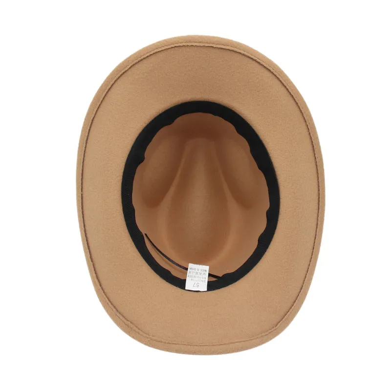 Xituodai - Western Ethnic Cowboy Bull Head Felt Hat